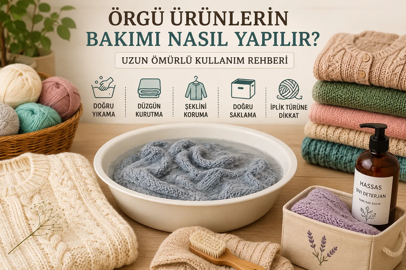 Örgü Ürünlerin Bakımı Nasıl Yapılır? Uzun Ömürlü Kullanım Rehberi
