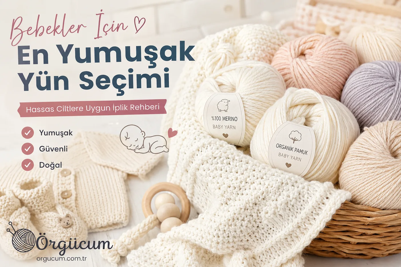Bebekler İçin En Yumuşak Yün Seçimi: Hassas Ciltlere Uygun İplik Rehberi