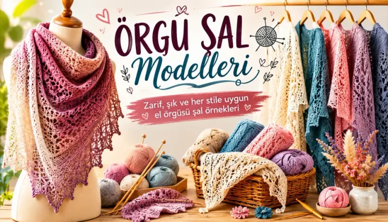 Örgü Şal Modelleri ile Zarafeti İlmek İlmek Yakalayın