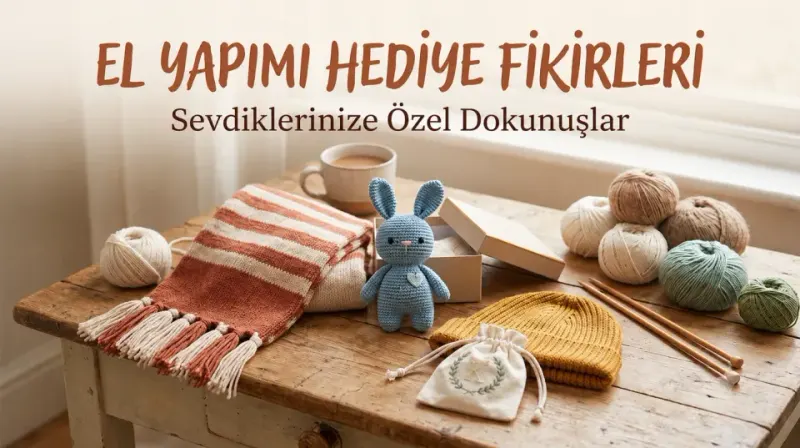 El Yapımı Hediye Fikirleri: Sevdiklerinize Özel Dokunuşlar