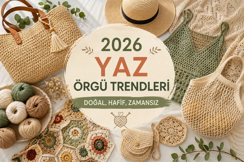 2026 Yazında Örgü Dünyasına Yön Verecek Trendler