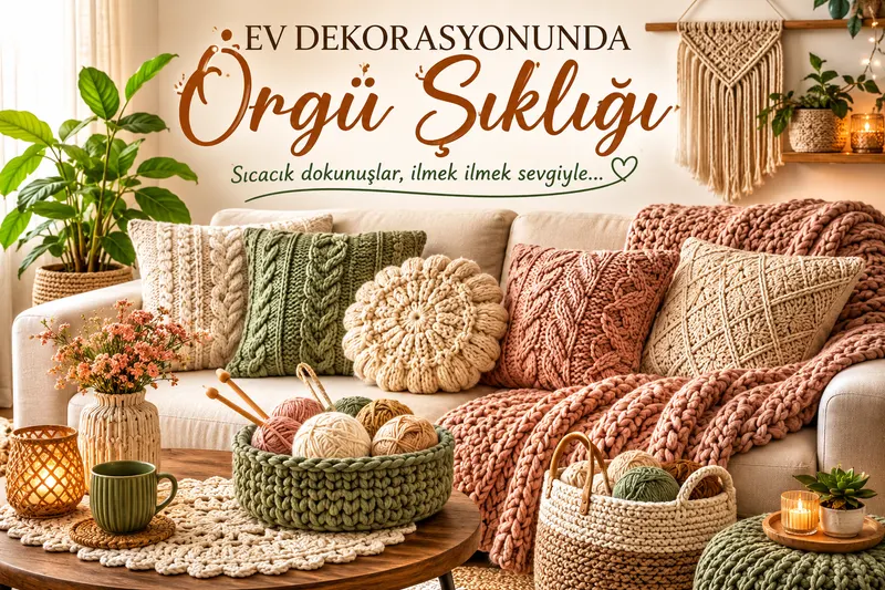 Ev Dekorasyonunda Örgü Şıklığı: Sıcak ve Samimi Dokunuşlar