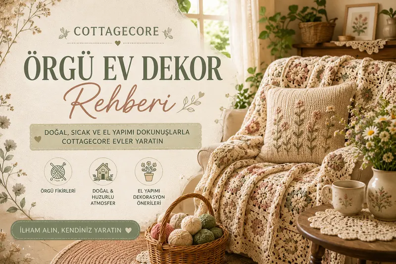 Cottagecore Ev Dekorunda Örgü Rehberi ve İlham Veren Fikirler