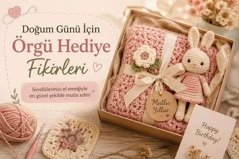 Doğum Günü İçin Örgü Hediye Fikirleri