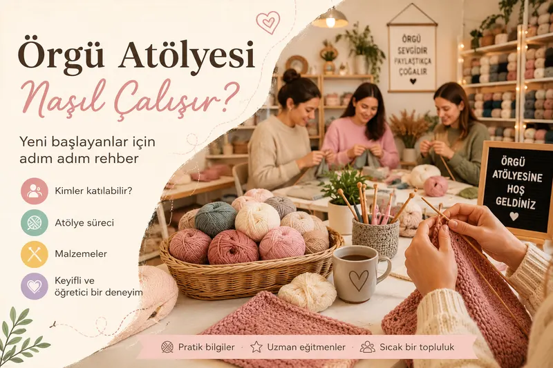 Örgü Atölyesi Nasıl Çalışır? Yeni Başlayanlar İçin Adım Adım Rehber