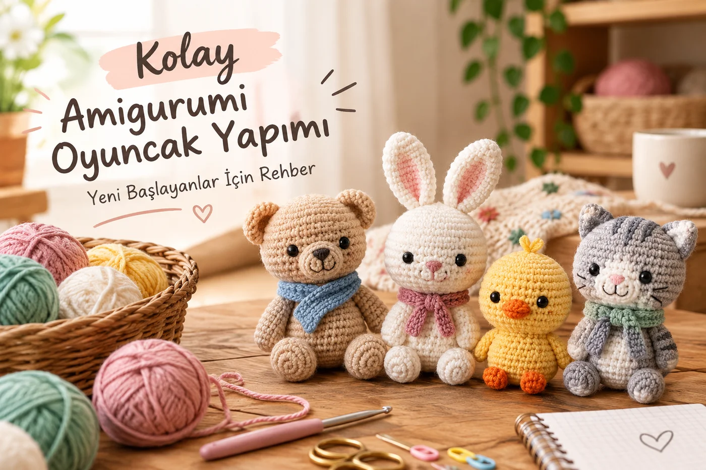Kolay Amigurumi Oyuncak Yapımı: Yeni Başlayanlar İçin Rehber